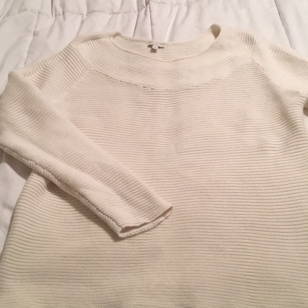 Cream in color Talbots sweater